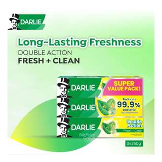 Darlie Double Action Freshness Toothpaste - Fresh + Clean