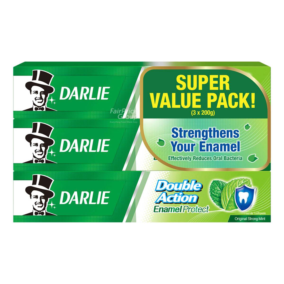 Darlie Double Action Toothpaste Enamel Protect (Mint) NTUC FairPrice