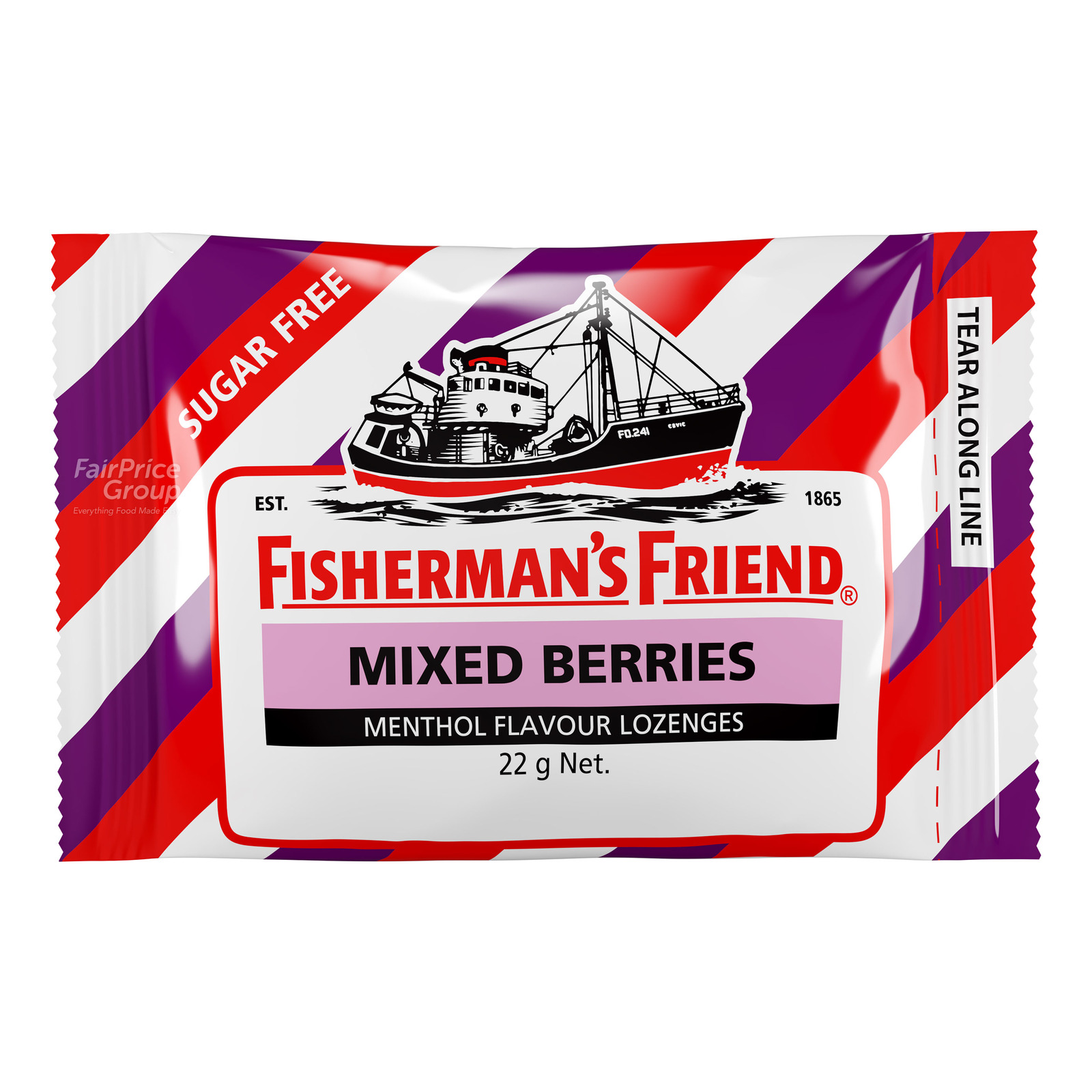 Fisherman's Friend Sugar Free Lozenges - Mixed Berries