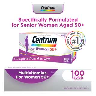 Centrum Multivitamin Tablets - For Women 50+