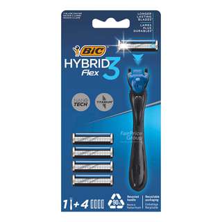 BIC Flex 3 Hybrid Shaver with 4 Refills