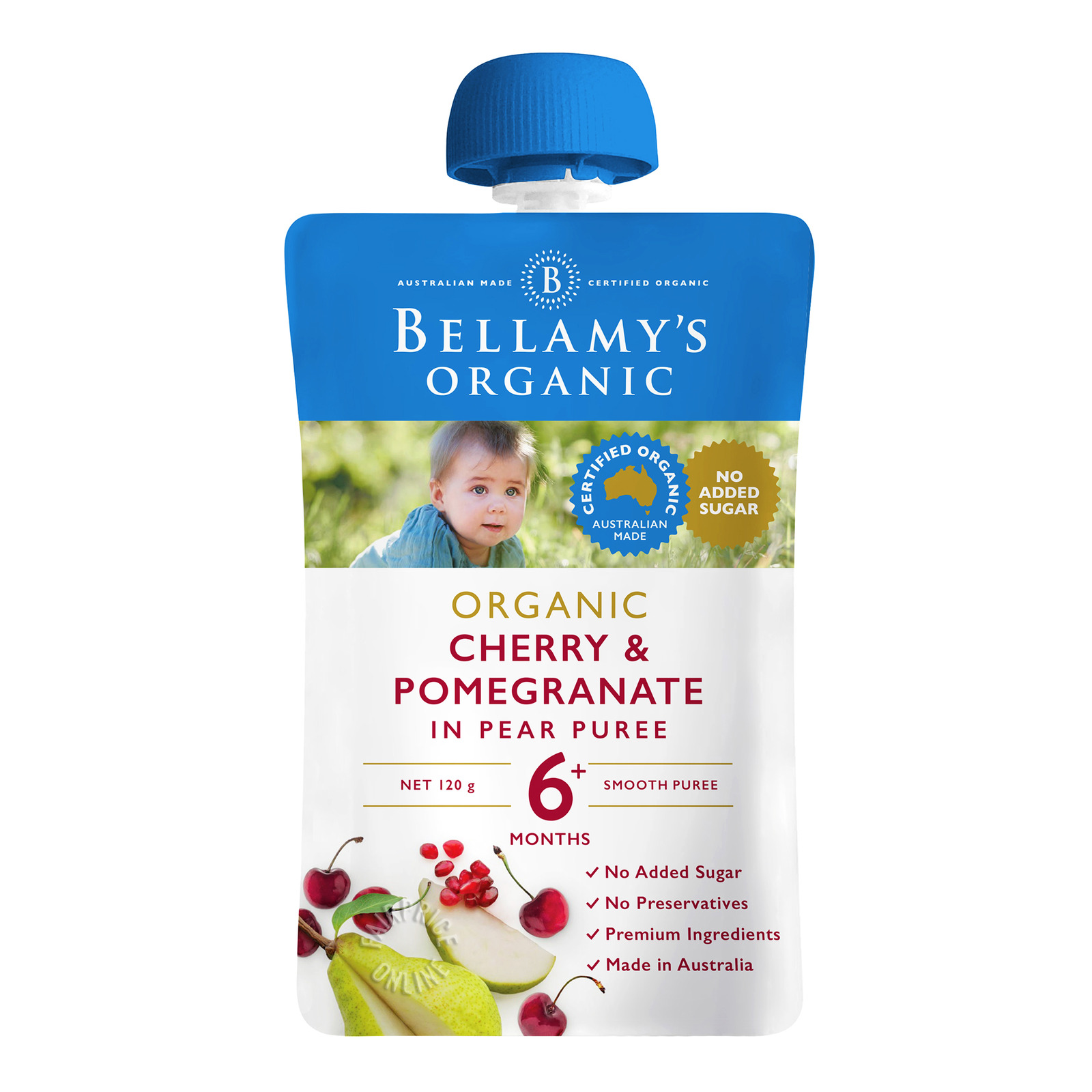 Bellamy's Organic Baby Food - Cherry & Pomegranate