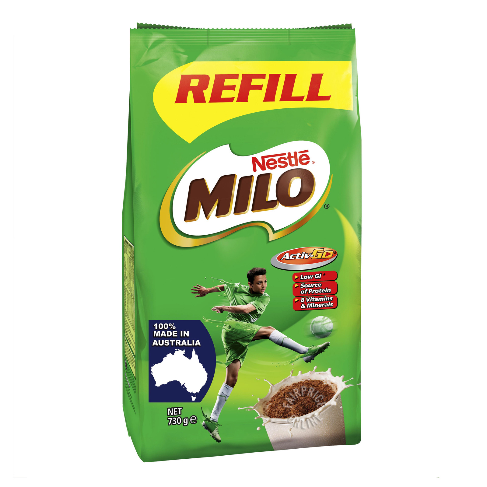 Milo Instant Chocolate Malt Drink PowderRefill - MadeinAustralia