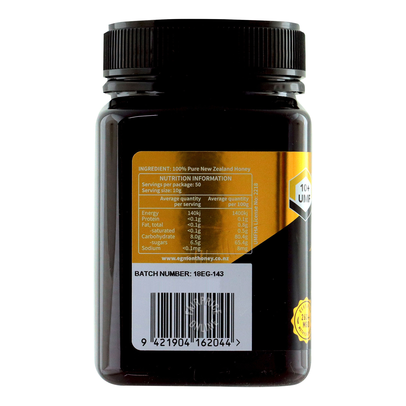 Egmont Manuka Honey UMF 10+ | NTUC FairPrice