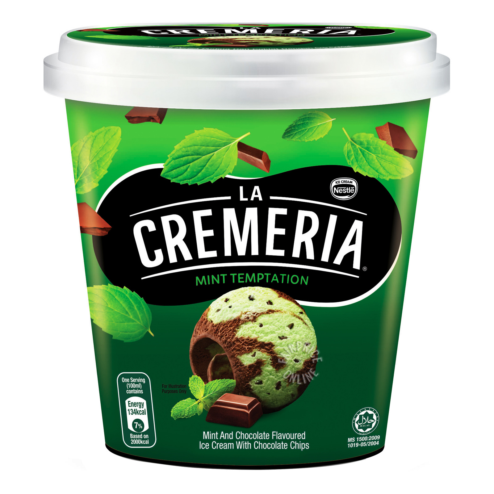 Nestle La Cremeria Ice Cream - Mint Chocolate Temptation | NTUC