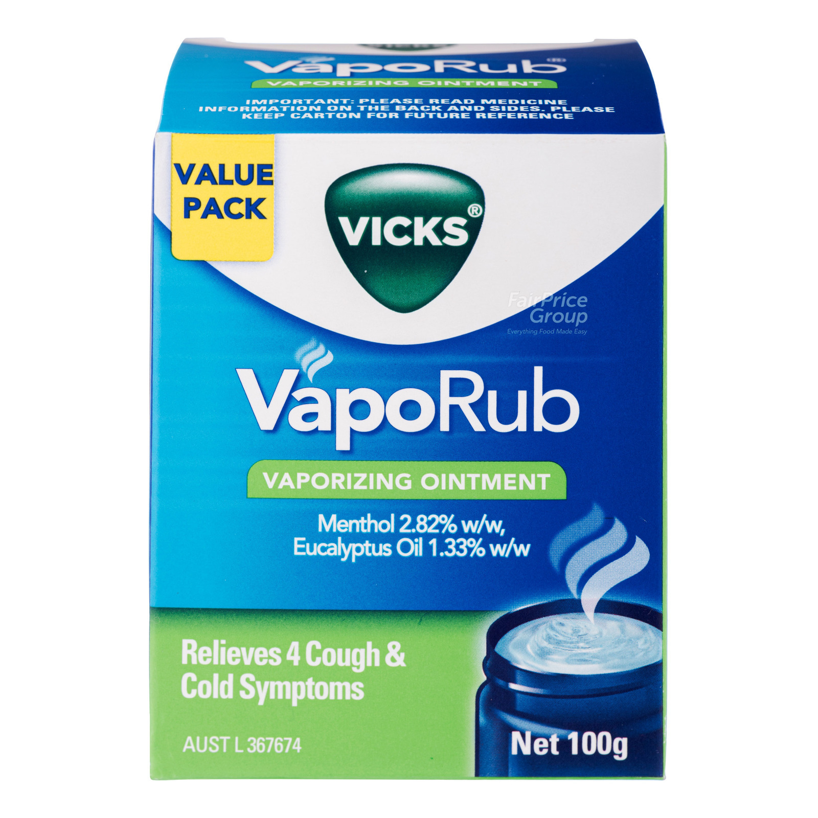 Vicks VapoRub Vaporizing Ointment
