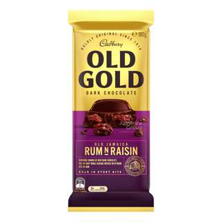 Cadbury Old Gold Dark Chocolate Bar - Old Jamaica Rum 'N' Raisin