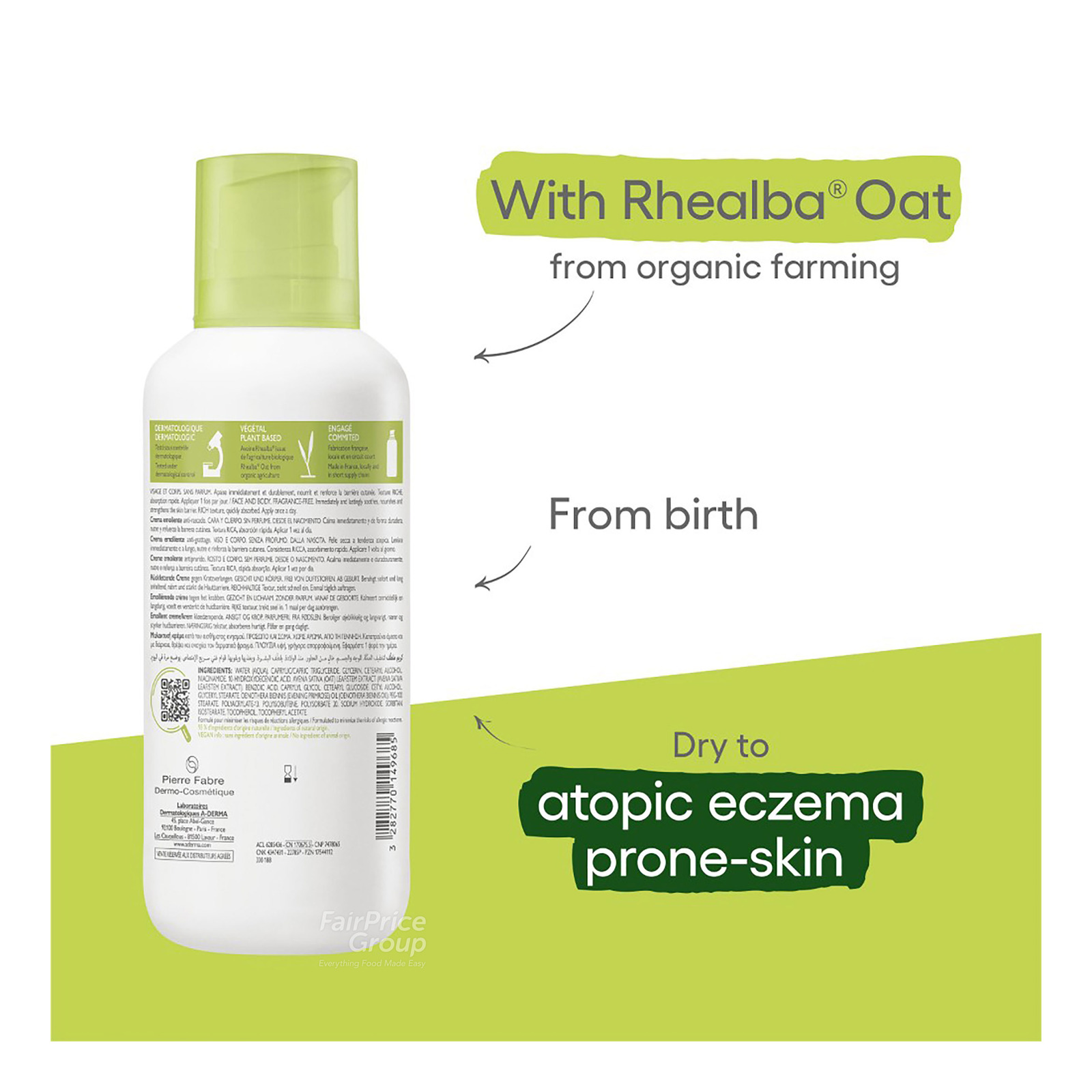 A-Derma Exomega Cream - Control | NTUC FairPrice