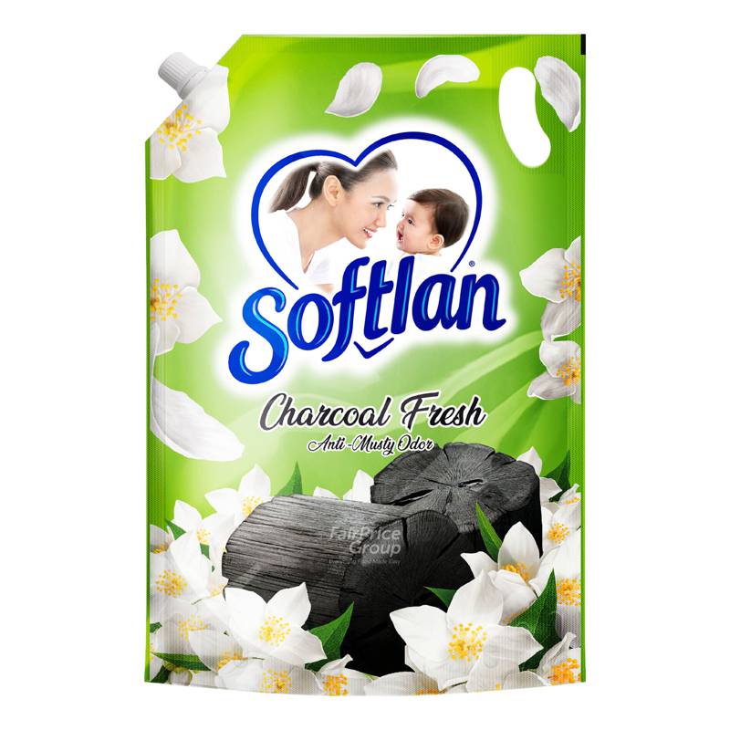 Softlan Fabric Conditioner Softener Refill Charcoal NTUC FairPrice