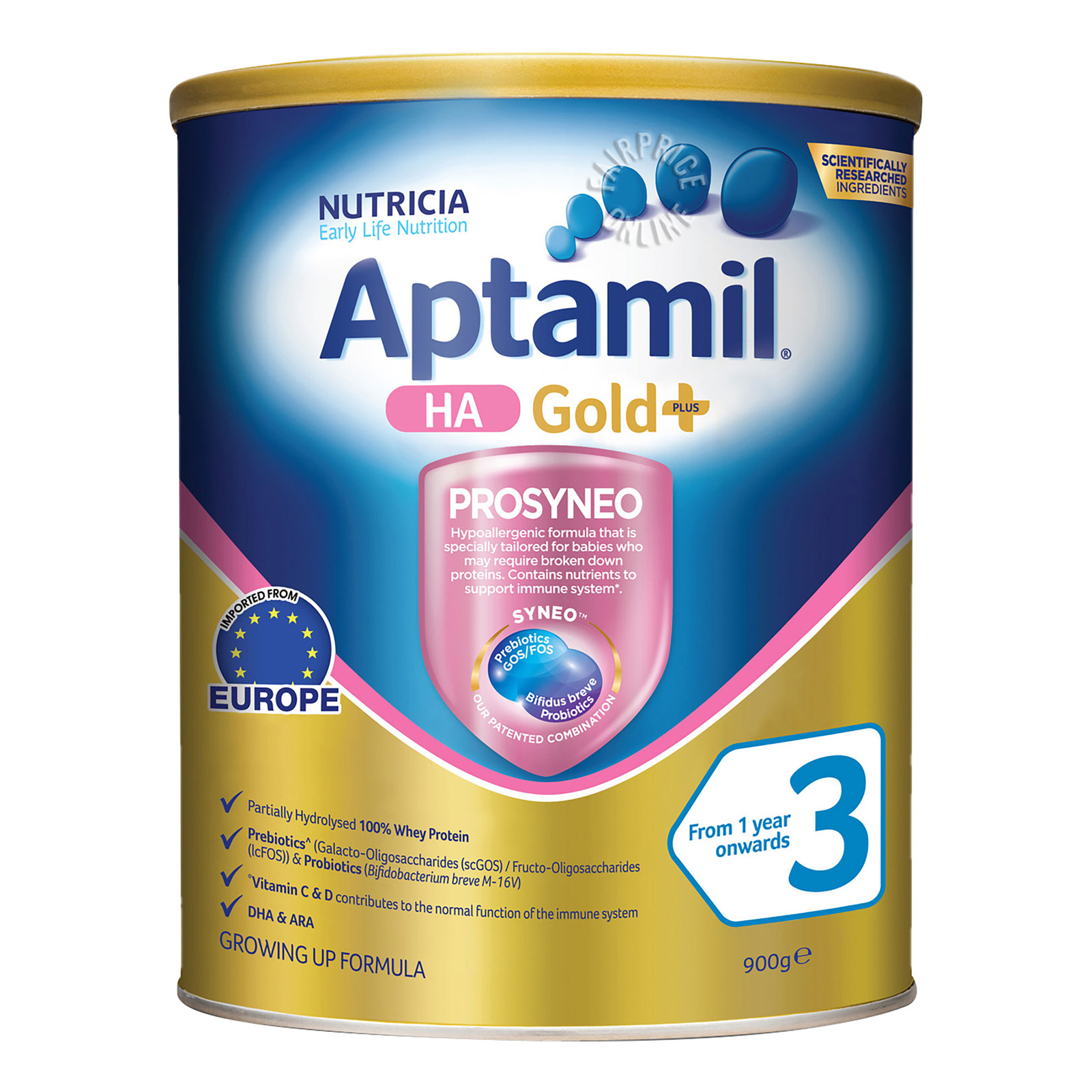 Aptamil HA Gold+ Growing Up Milk Formula - Stage 3