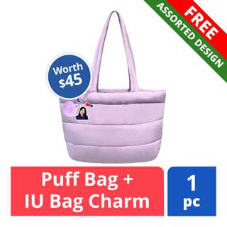 FREE Puff Bag + IU Bag Charm (worth $45)