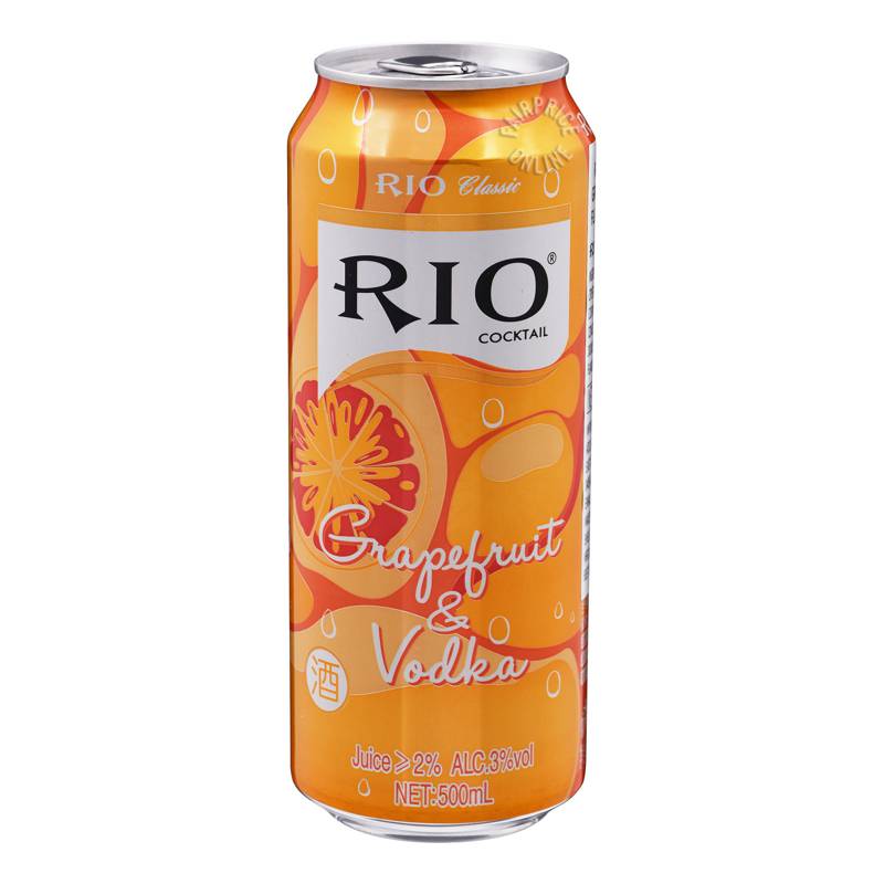 Rio Cocktail Can Grapefruit & Vodka NTUC FairPrice