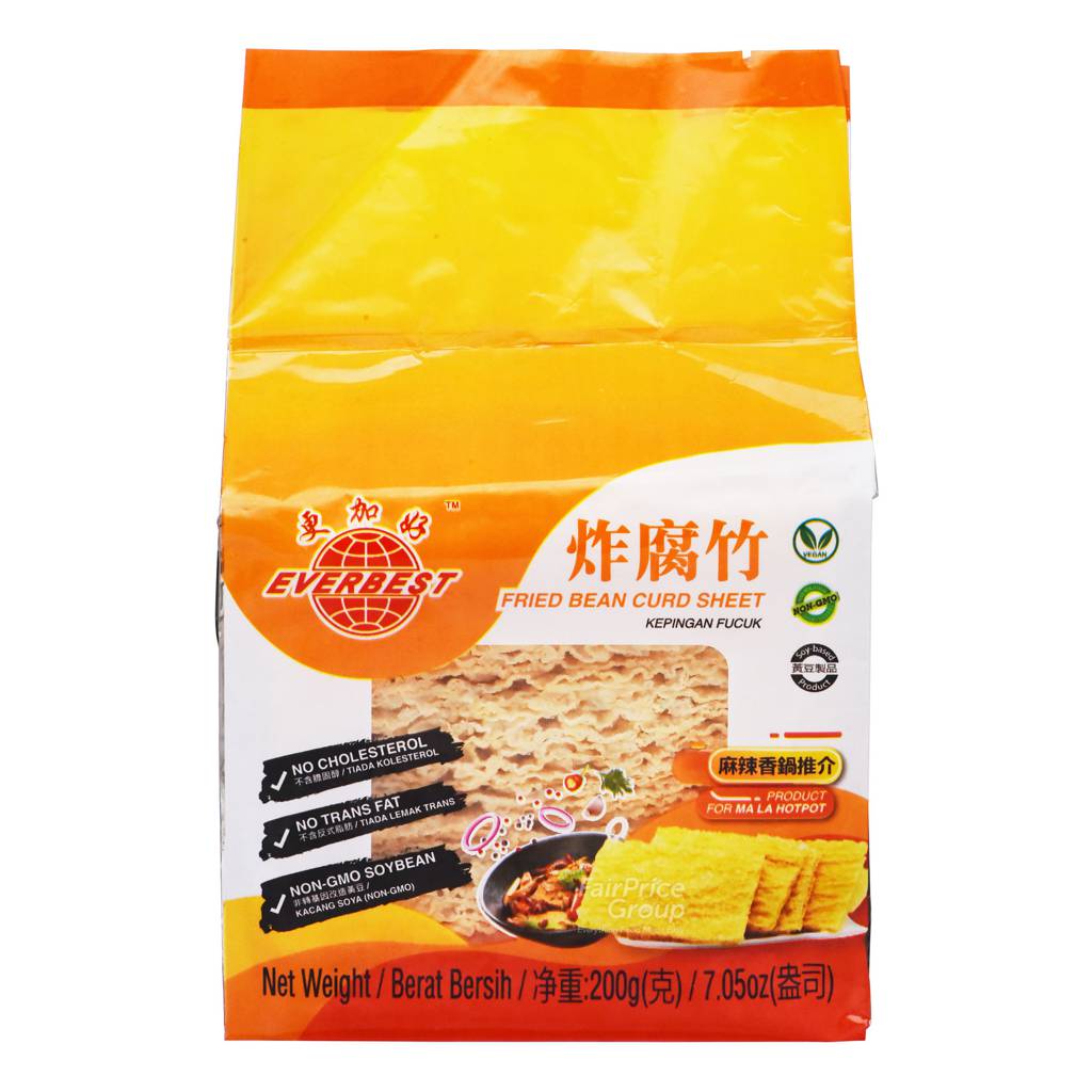 Everbest Bean Curd Sheet Fried NTUC FairPrice