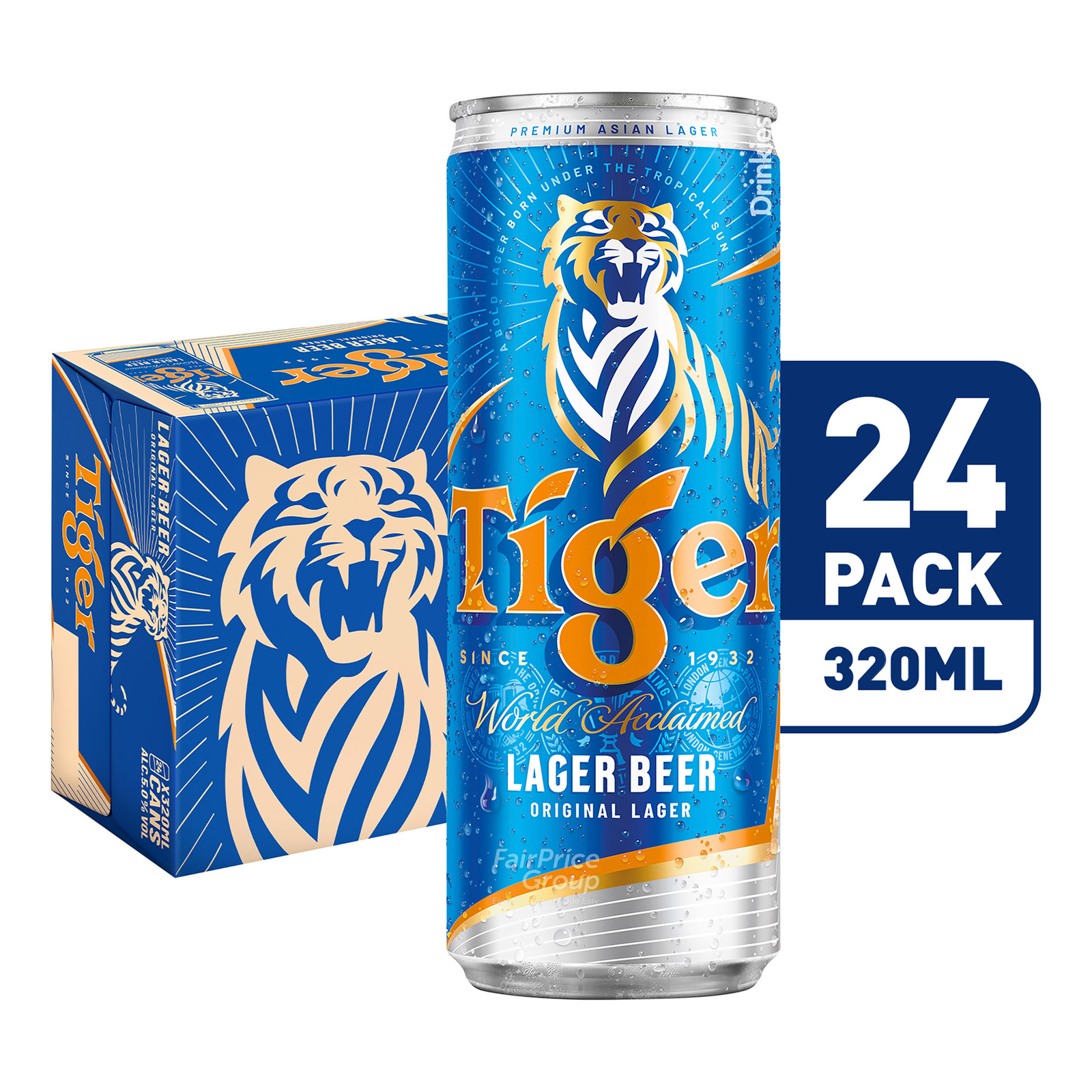 Tiger Lager Beer Can for $57.48 from Fairprice – Groceryprices.sg