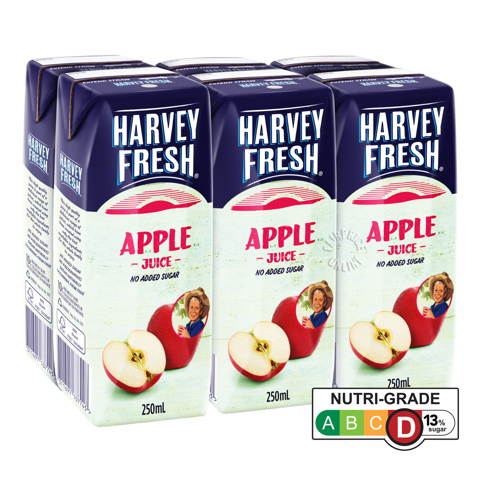 Harvey Fresh Packet Juice Apple (No Added Sugar) NTUC FairPrice
