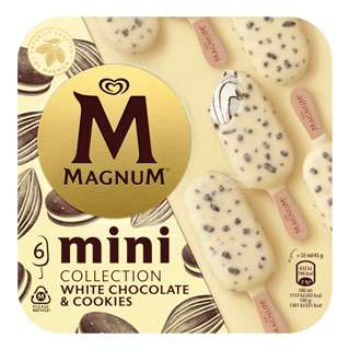 Magnum Mini Ice Cream - White Chocolate & Cookies