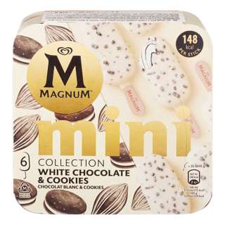 Magnum Mini Ice Cream - White Chocolate & Cookies