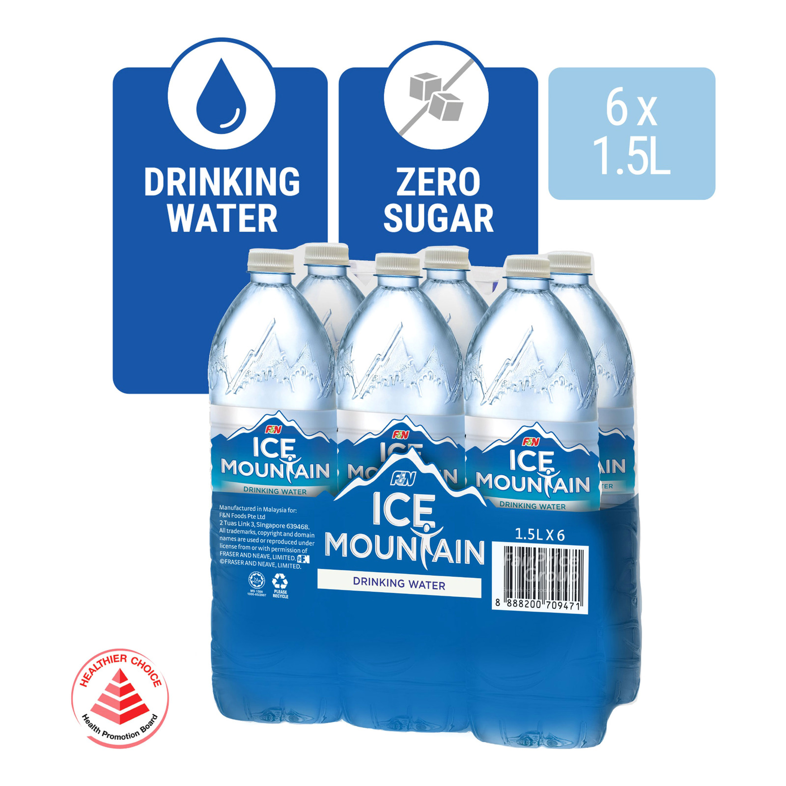 F & N Ice Mountain Drinking Bottle Water