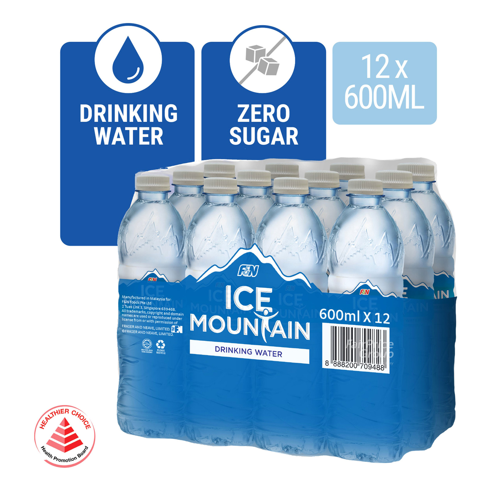 F & N Ice Mountain Drinking Bottle Water