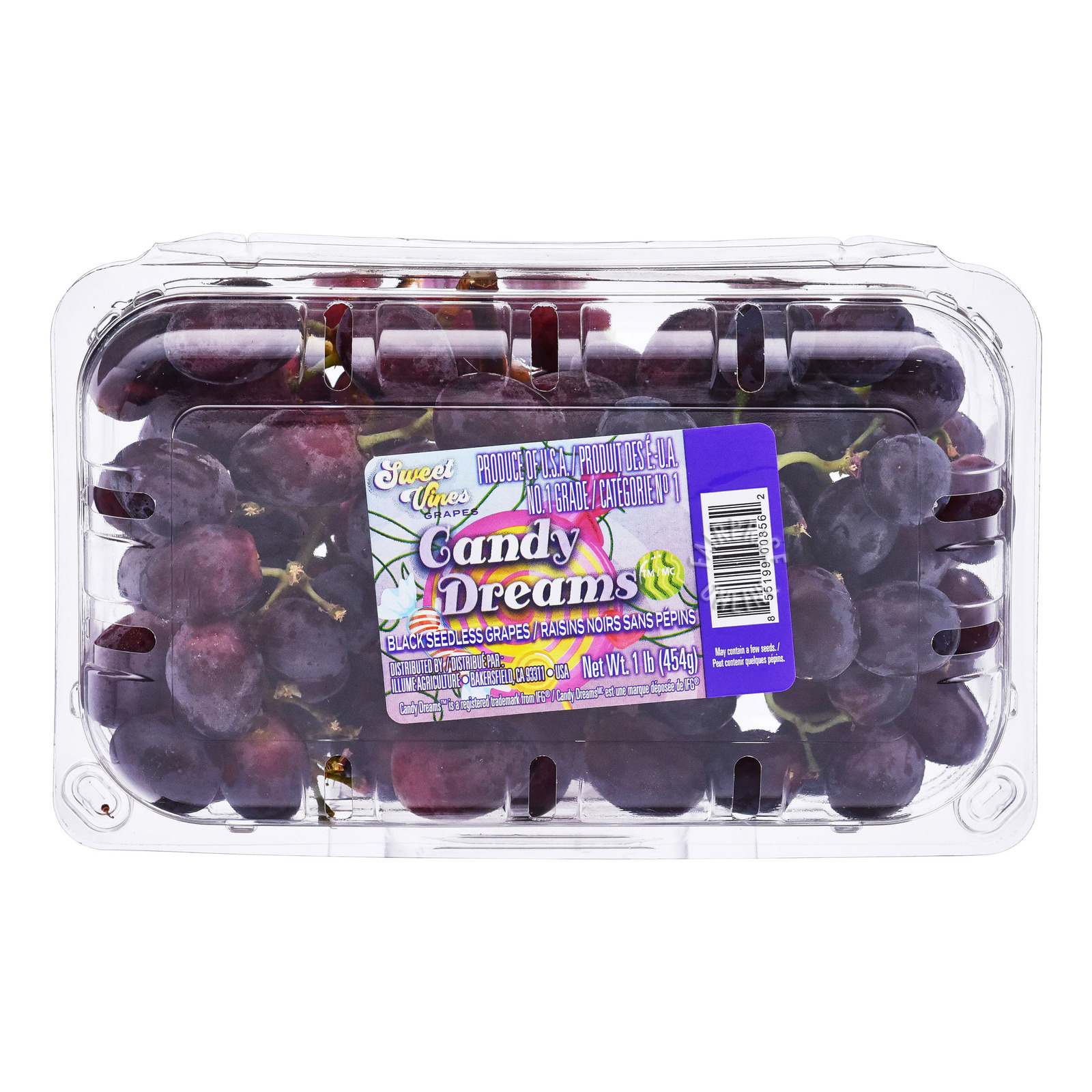 Sweet Vines Candy Dream Black Grapes (Seedless) | NTUC FairPrice