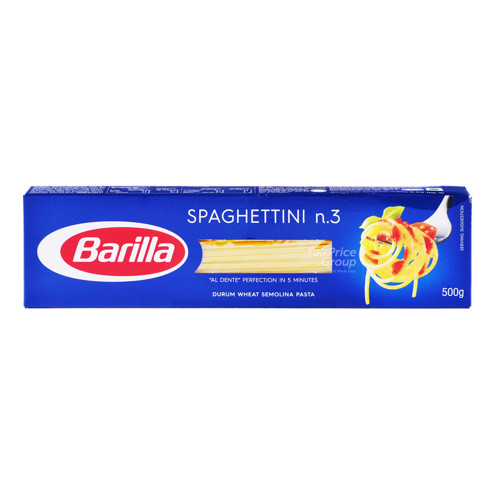 Barilla Italian Pasta Spaghettini No.3 NTUC FairPrice