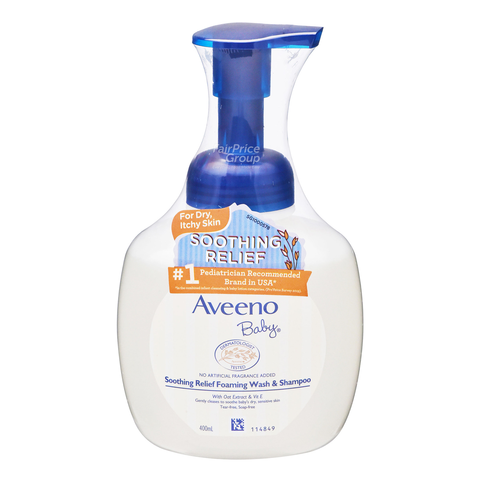aveeno baby soothing wash