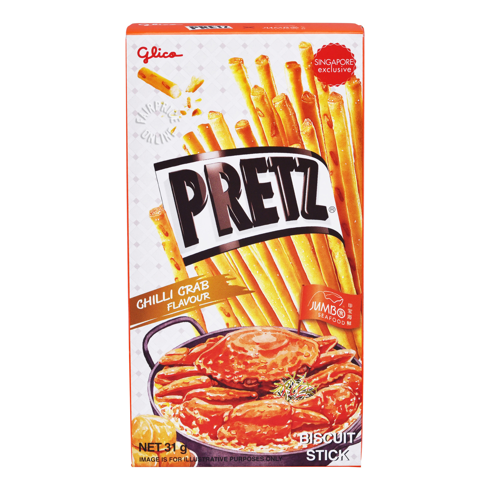 Glico Pretz Stick Biscuit - Chili Crab | NTUC FairPrice