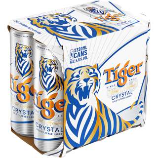 Tiger Beer Can - Crystal