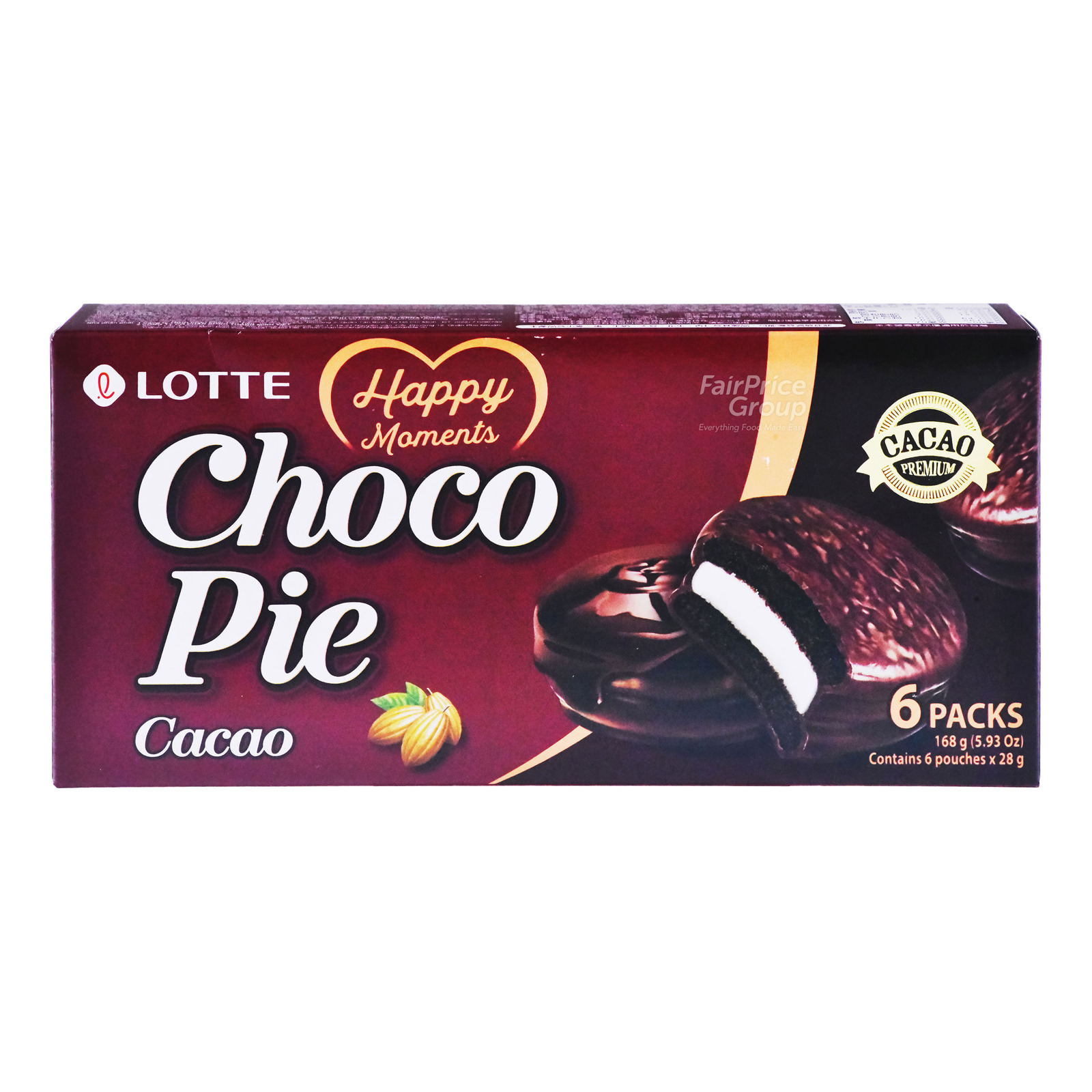 Lotte Choco Pie - Cacao | NTUC FairPrice