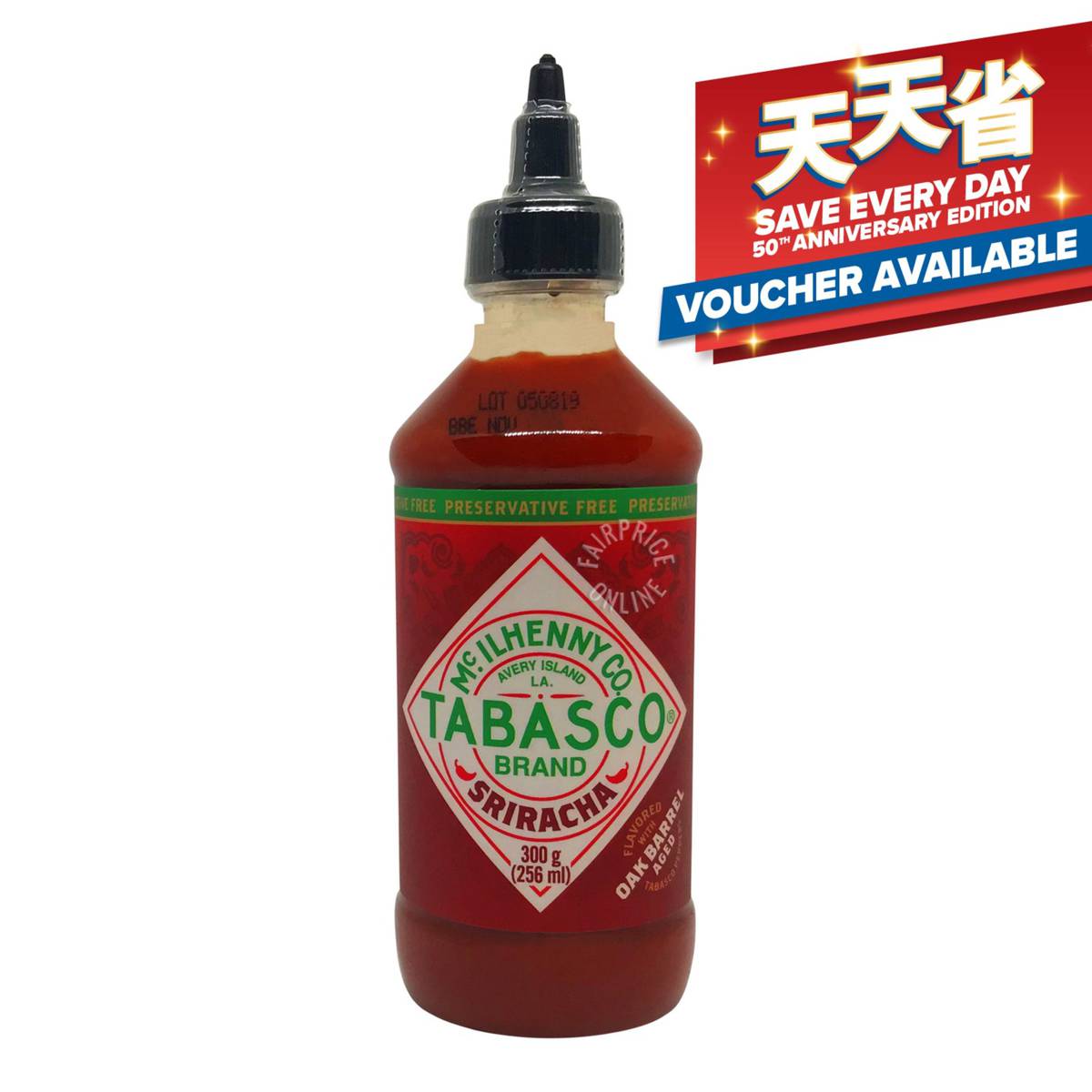Tabasco Sauce Sriracha NTUC FairPrice
