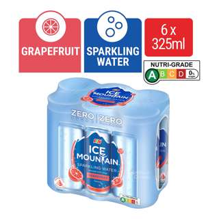 F & N Ice Mountain Sparkling Can Water - Grapefruit(No Sugar)