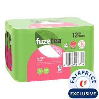 Fuze Tea Flavoured White Tea Can Drink - Lychee