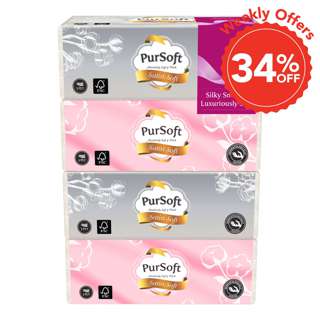 PurSoft Tissue Soft Pack - Satin Soft (3 ply)