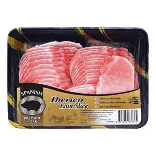 Chef's Pork Frozen Iberico Loin Slice