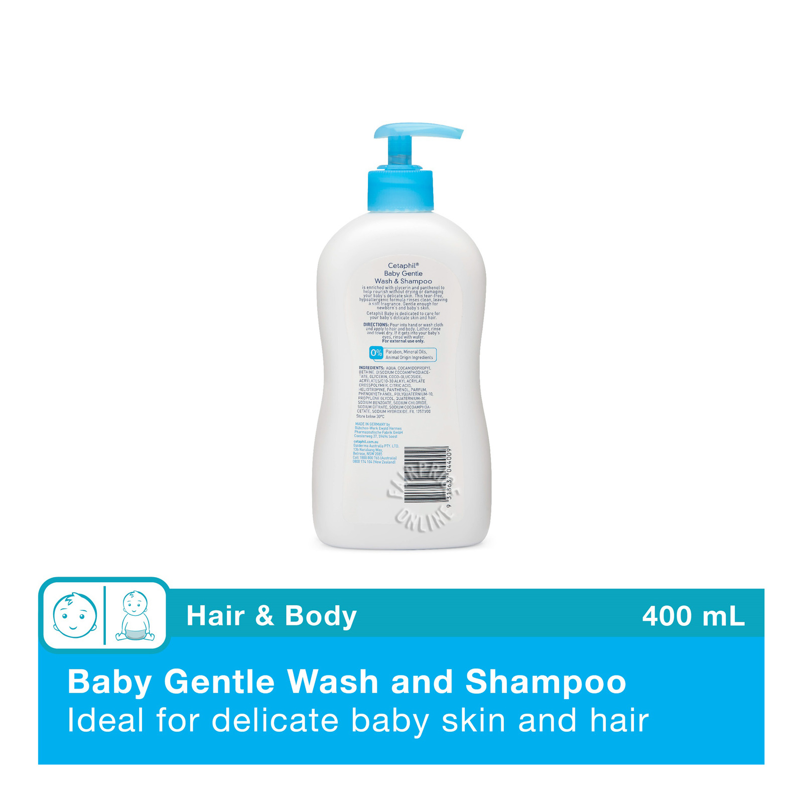 cetaphil gentle wash and shampoo price