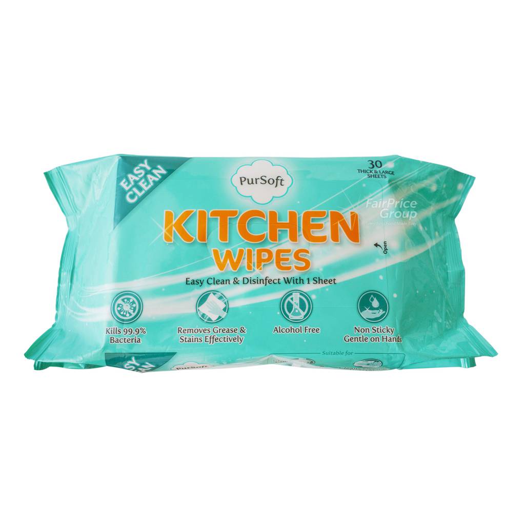 PurSoft Kitchen Wet Wipes NTUC FairPrice