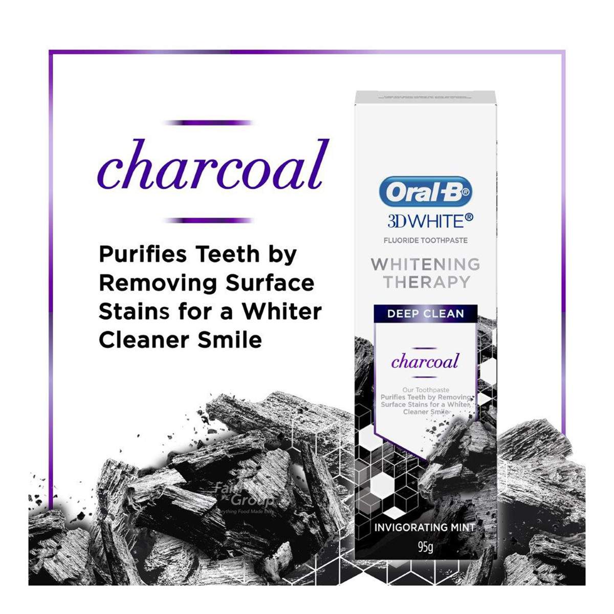 oral b toothpaste charcoal