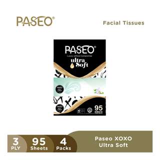 Paseo Ultra Soft Tissue Box - Pure White (3 Ply)