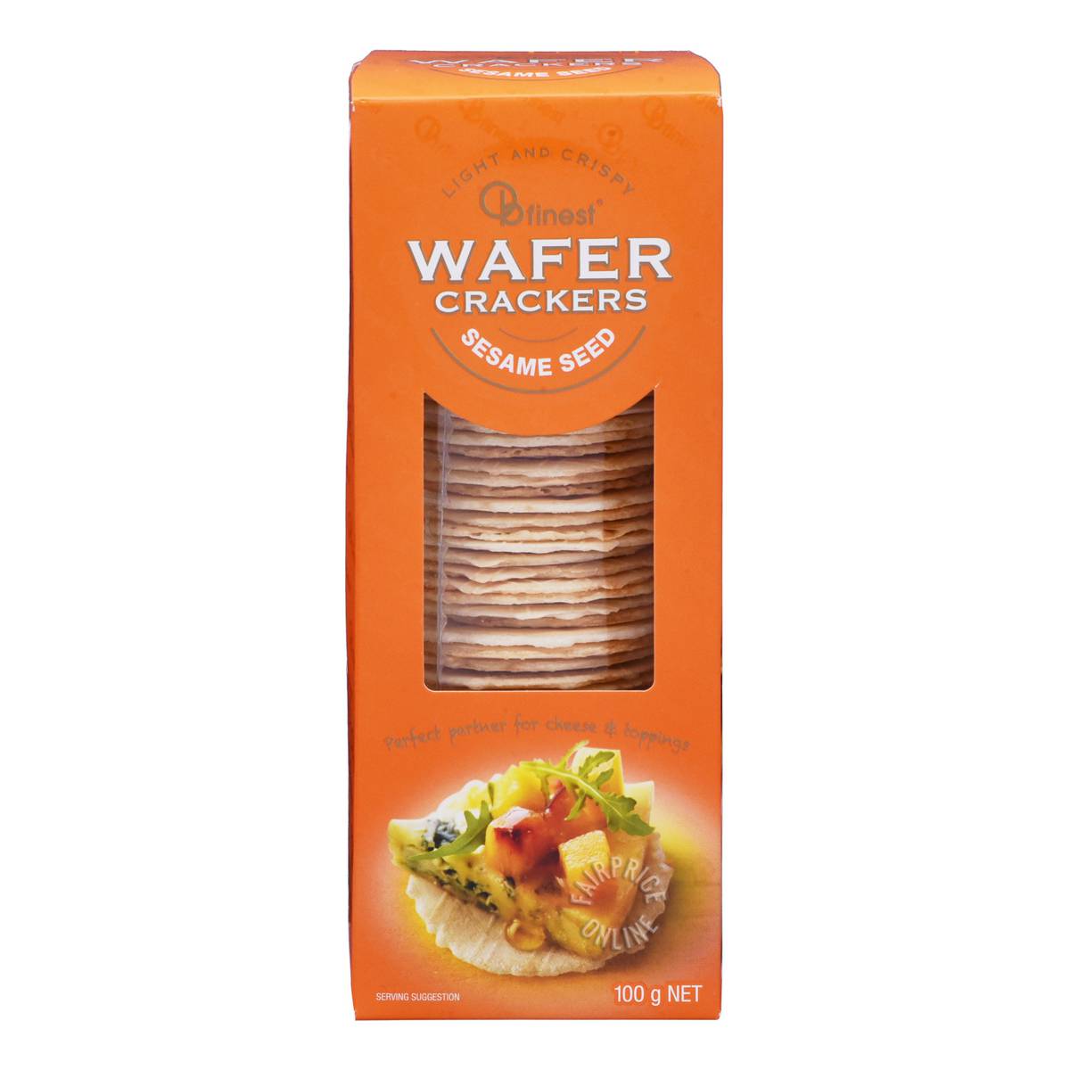 OB Finest Wafer Crackers Sesame Seed NTUC FairPrice