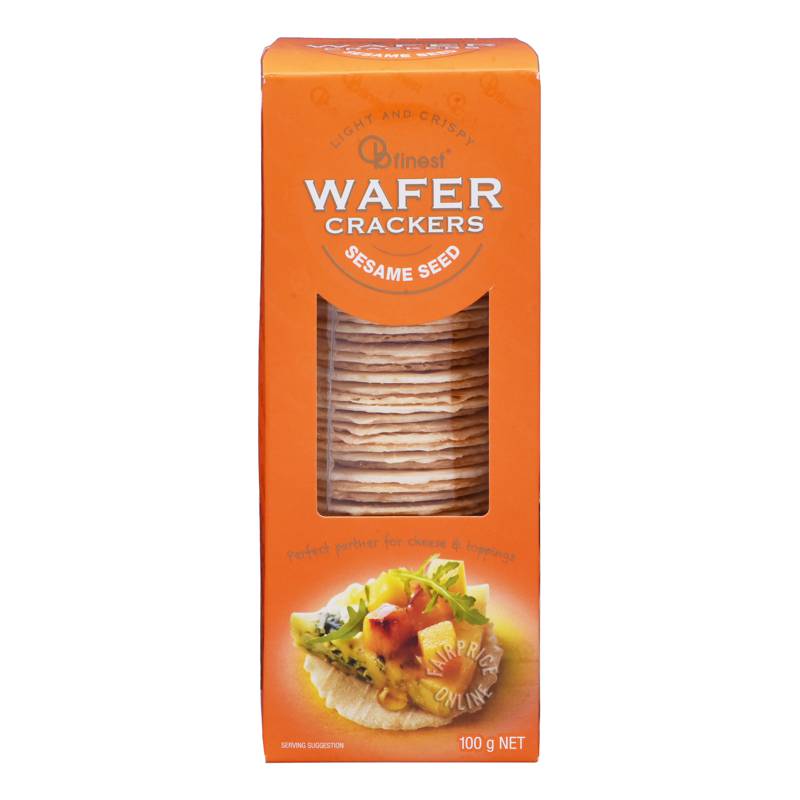 OB Finest Wafer Crackers Sesame Seed NTUC FairPrice