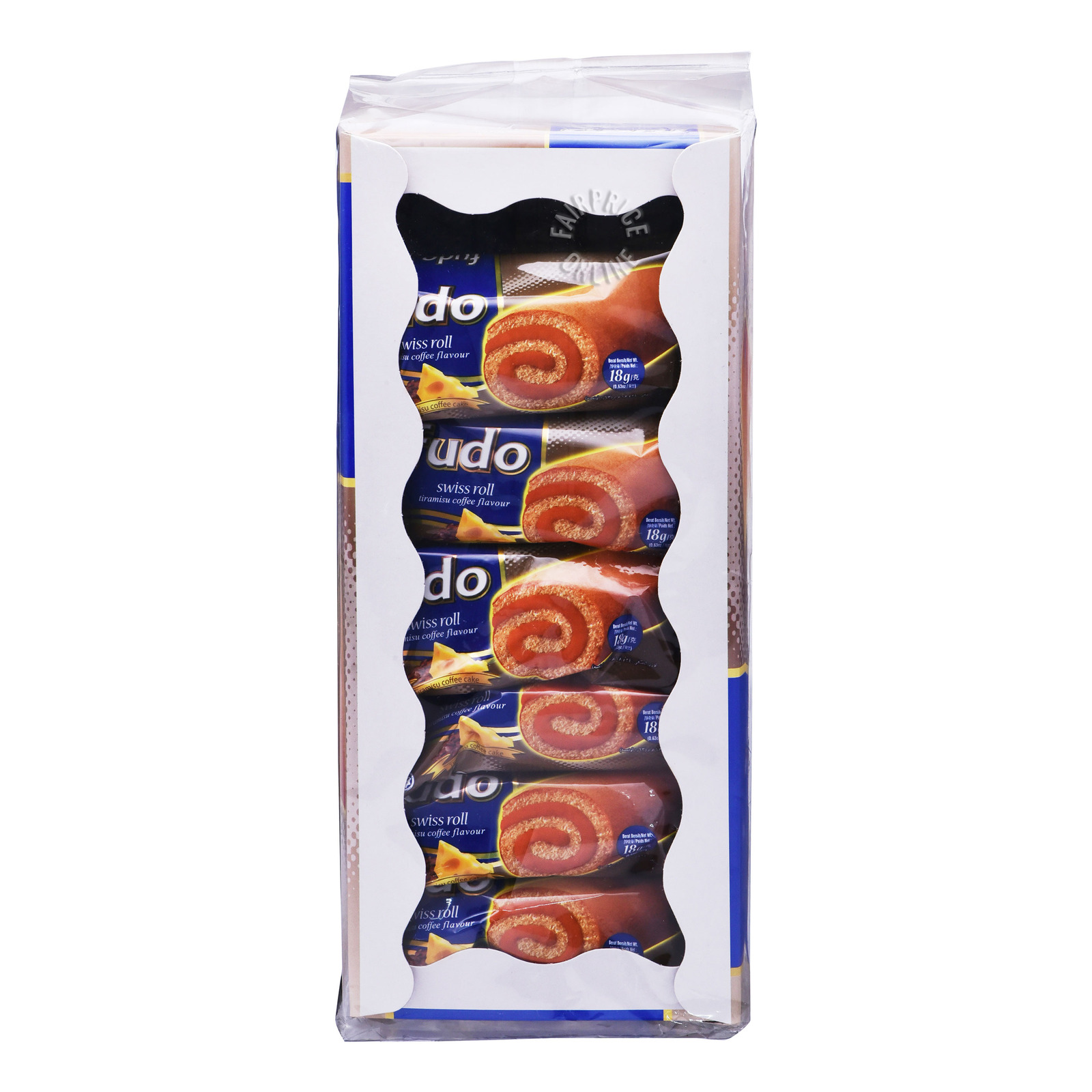 Fudo Flavoured Cream Swissroll - Tiramisu Coffee