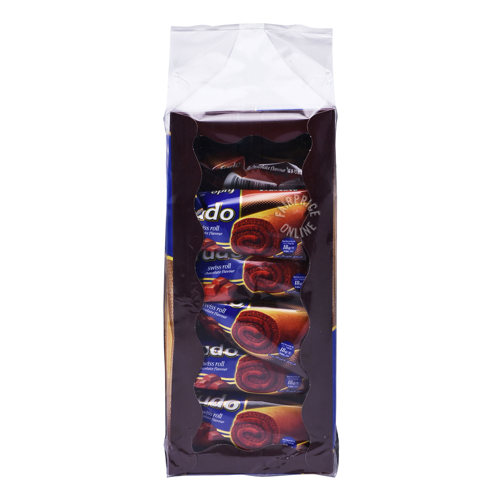 Fudo Flavoured Cream Swissroll - Chocolate