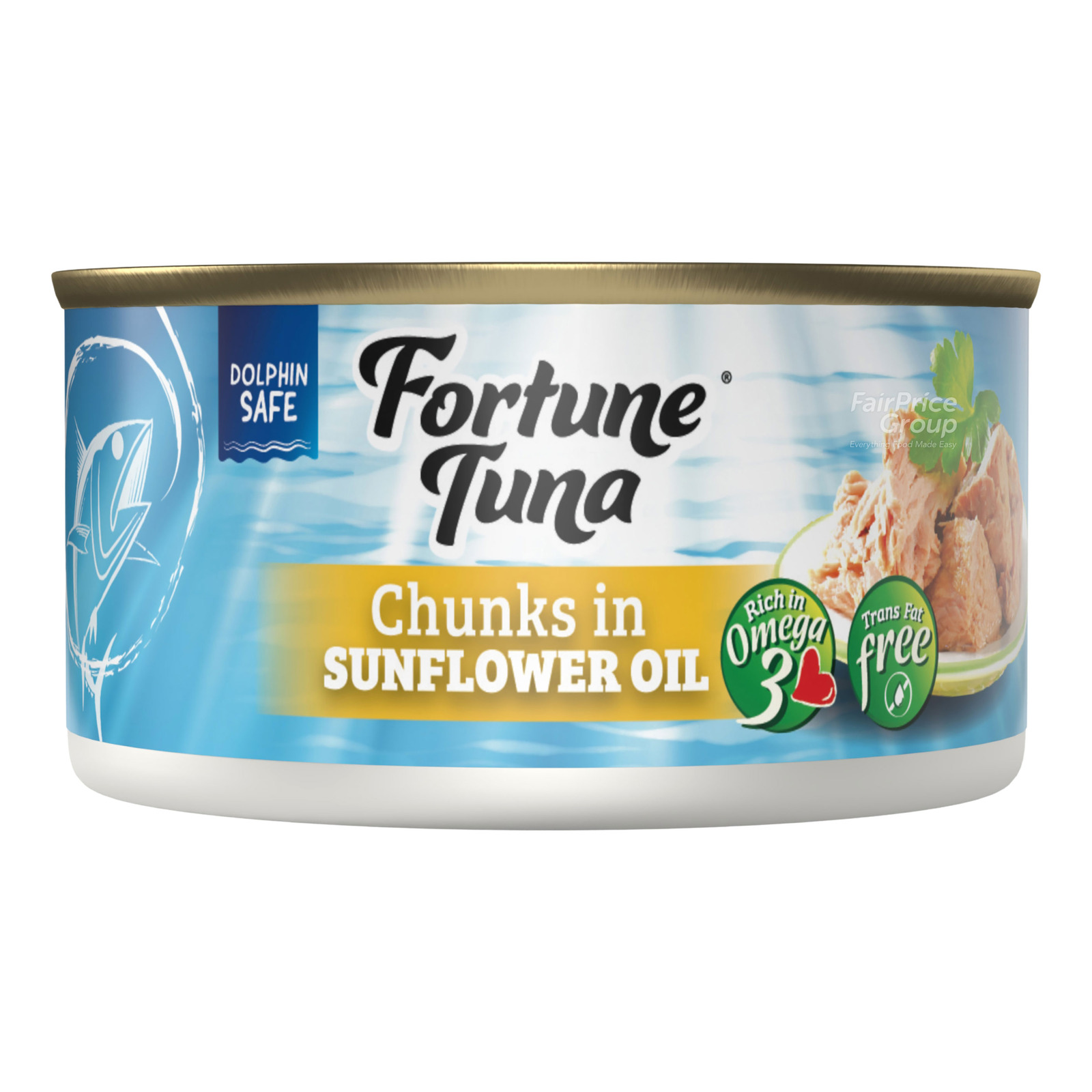 Fortune Tuna Chunks in Sunflower Oil NTUC FairPrice