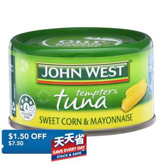John West Tempters Tuna - Sweet Corn & Mayonnaise