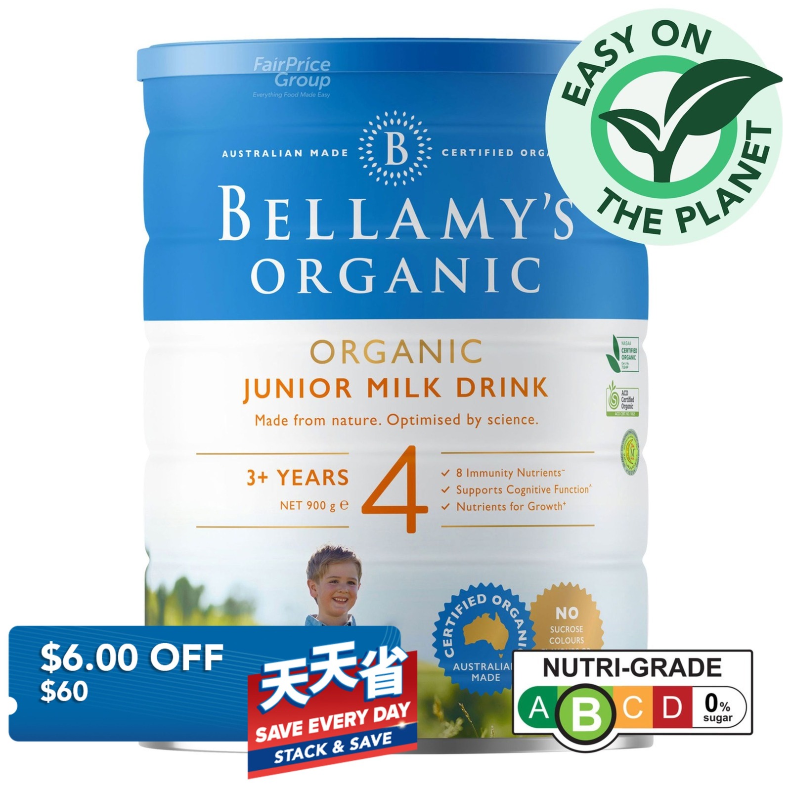 Bellamy's Organic Junior Milk Drink Formula - Step 4 | NTUC