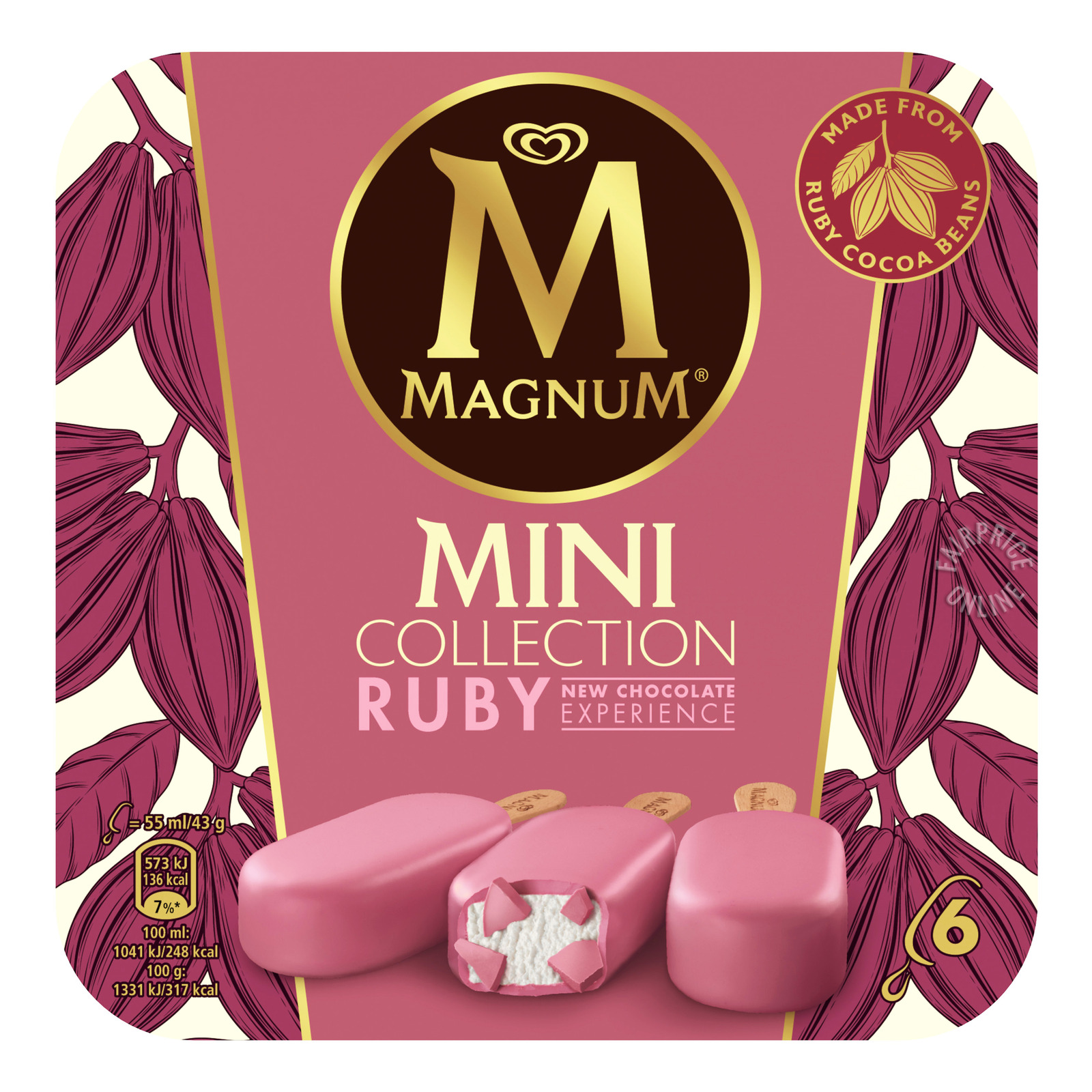Magnum Mini Ice Cream Ruby Ntuc Fairprice