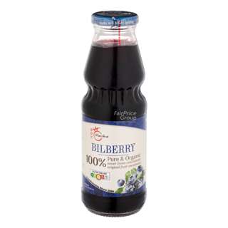 PomeFresh Organic 100% Pure Natural Juice - Bilberry