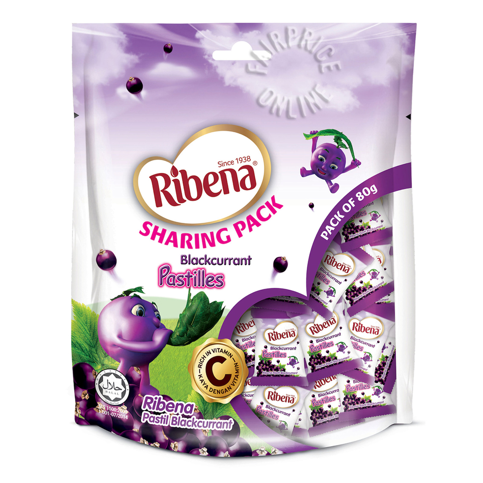 Ribena Blackcurrant Pastilles (Sharing Pack)