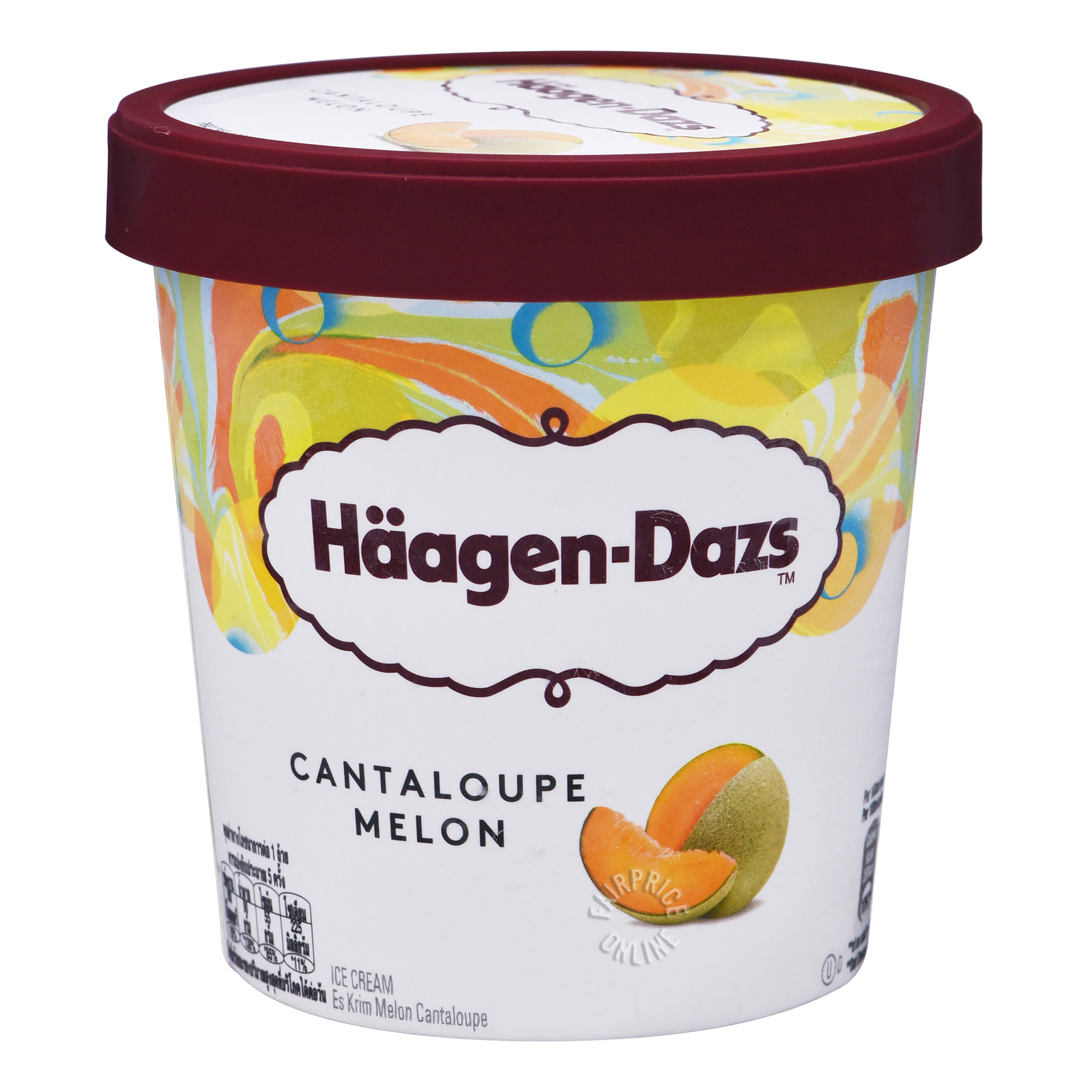 HaagenDazs Ice Cream Cantaloupe Melon NTUC FairPrice