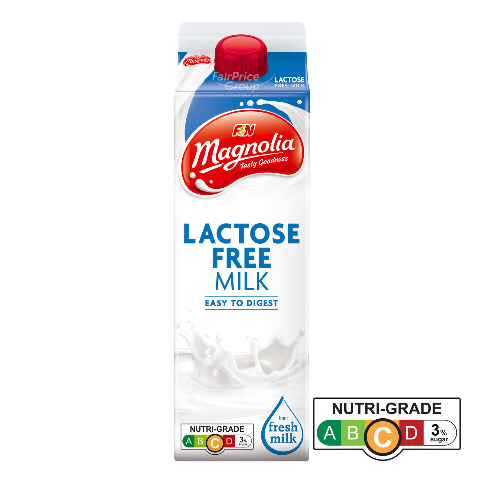 F & N Magnolia Plus Fresh Milk - Lactose Free | NTUC FairPrice